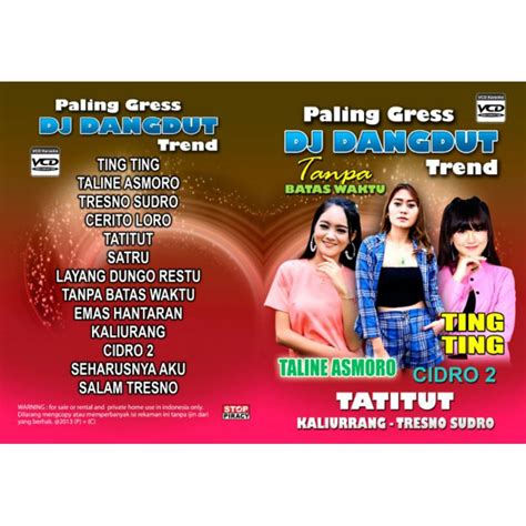 Jual Kaset Vcd Dvd Musik Lagu Terbaru Dj Dangdut Paling Gress Ting Ting