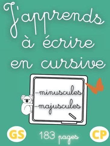 J apprends à écrire en cursive apprendre à écrire en attaché