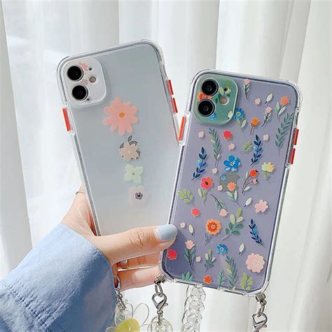 Flowers Clear iPhone Case | FinishifyStore