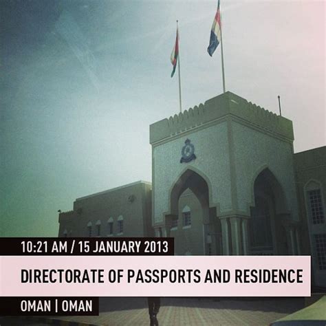 Directorate General Of Passports And Residence Royal Oman Police Government Building