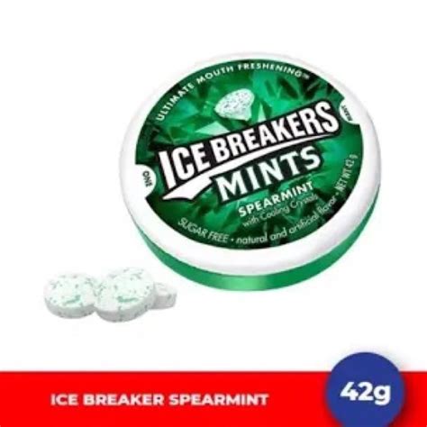 ICE BREAKERS Spearmint Sugar Free Mints 42g Shopee Philippines