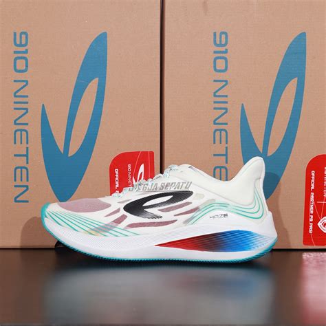 Jual 910 Nineten Sepatu Running Haze Vision Putih BiruMuda Shopee