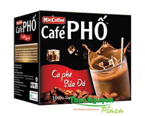 Cà Phê PhỐ Sữa đá 10 Gói X 22g Thảo Nguyên Plaza