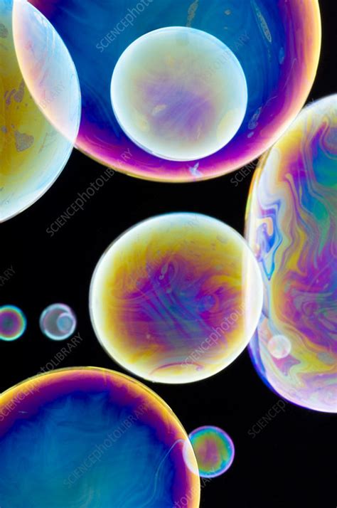 Soap bubbles - Stock Image - A208/0045 - Science Photo Library