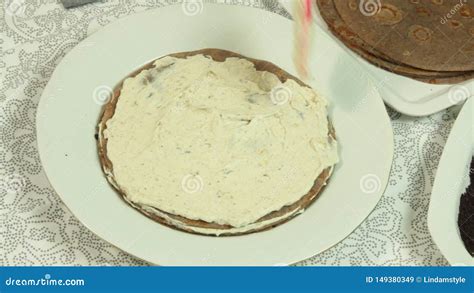 Fabricaci N De Receta De La Torta Del Crep Del Oreo Almacen De Video