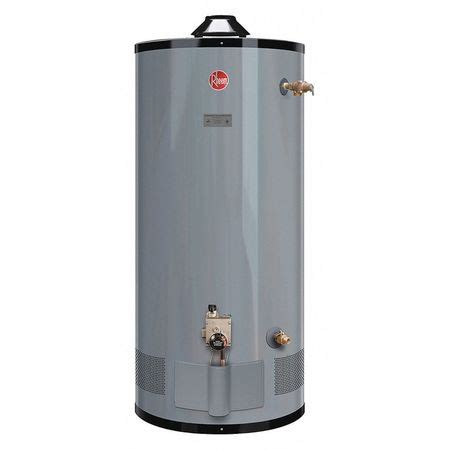 Rheem Ruud Natural Gas Commercial Gas Water Heater 48 Gal 120 VAC