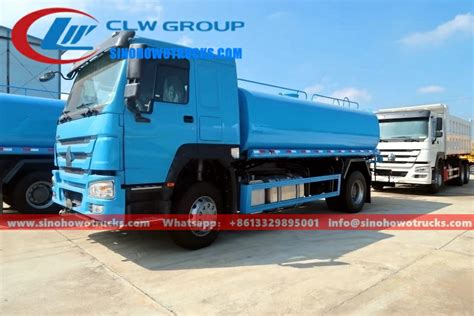 Wheel Sinotruk Howo L Water Tank Truck Guyana