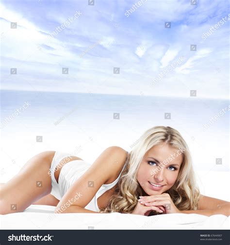 Sexy Girl Lingerie Over White Background Stock Photo 67644907 Shutterstock