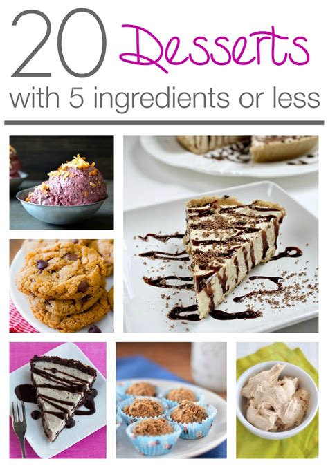 20 Desserts with Five Ingredients or Less | The Taylor House