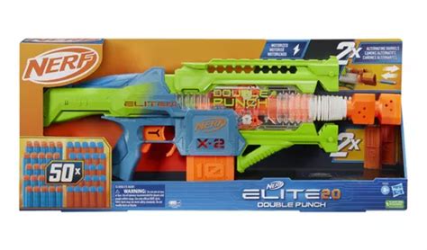 Lanzador Nerf Elite Double Punch Env O Gratis