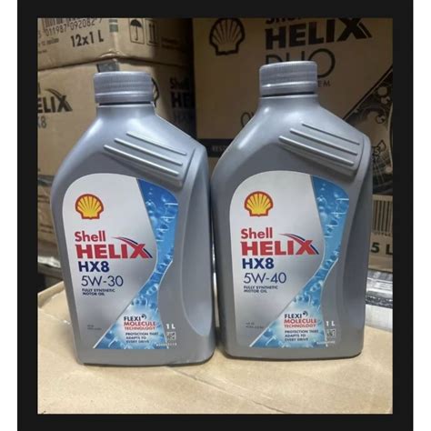 Shell. hx8. 5W40 เบนซิน1ลิตร สังเคราะห์100% | Shopee Thailand