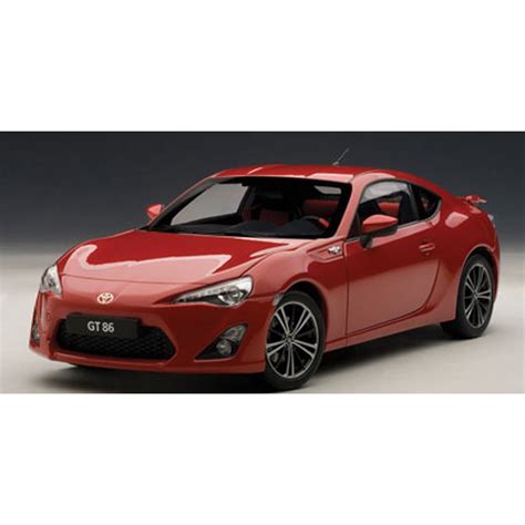 Toyota Gt86 European Versionlhd In Red Diecast Model Car In 118