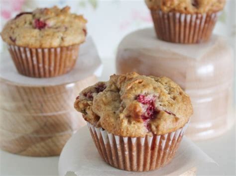 La Recette Facile De Muffins Aux Fraises Et Rhubarbe