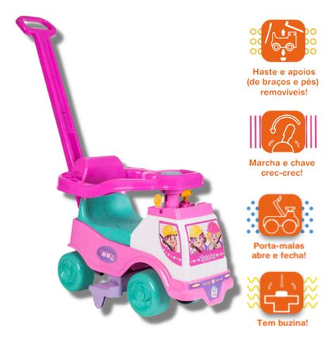 Totoka Infantil Motoca Bebe Totokinha Plus Menina Velotrol