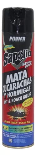 Mata Cucarachas Y Hormigas Sapolio Aerosol 360ml Cuotas sin interés