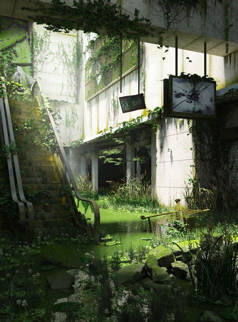 Post Apocalypse On Behance Abandoned Places Apocalypse Aesthetic