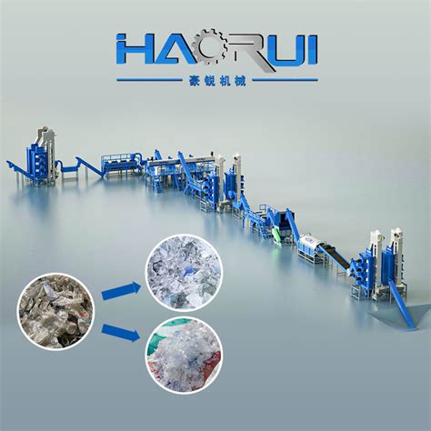 Pet Recycling Plant Pet Flakes Recycle Hot Washing Machine China