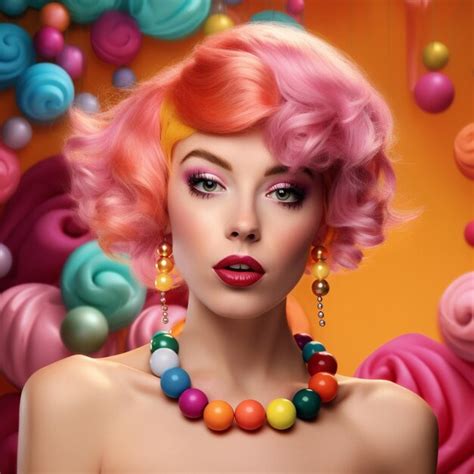 Premium AI Image Beautiful Hot Women Eating Cup Cake And Taking Coffee In Classic Style