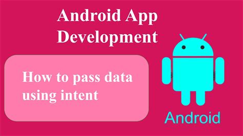 Android Intent Part 2 Send Data Using Intent How To Send Data From