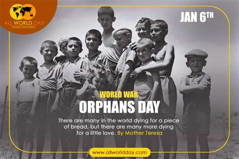 World War Orphans Day 2024 Theme Quotes History