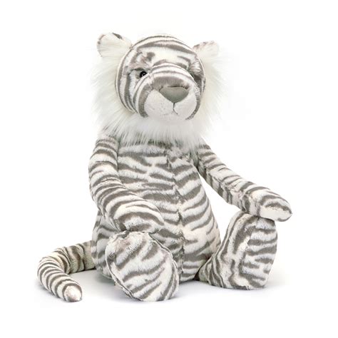 Jellycat Bashful Snow Tiger Really Big Maison White