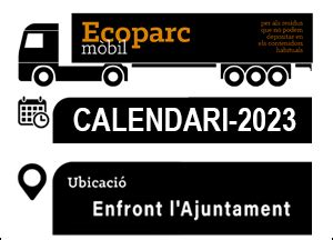 Calendario Ecoparque M Vil Ajuntament Catarroja