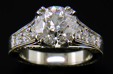 Old European Cut Diamond Ring - Bijoux Extraordinaire