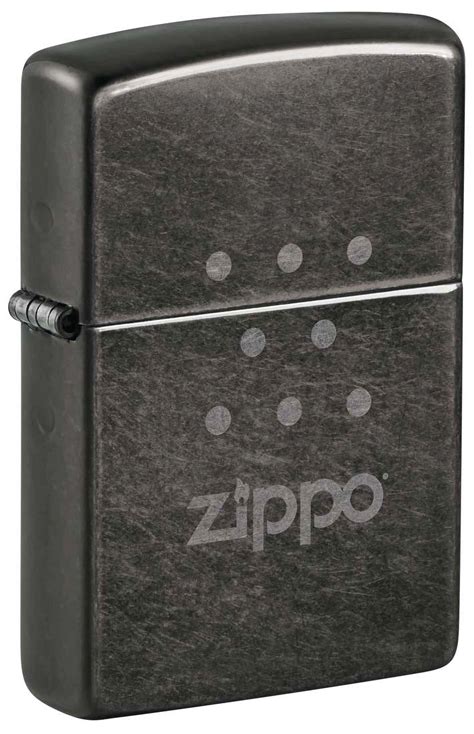 Zippo Lighter Zippo Chimney Pattern Engraved Gray Dusk 81316