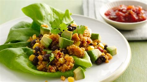 Gluten Free Mexican Quinoa Lettuce Wraps Recipe BettyCrocker