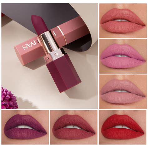 Enerbeauty【handaiyan】6 Colors Velvet Matte Lipstick Waterproof Long