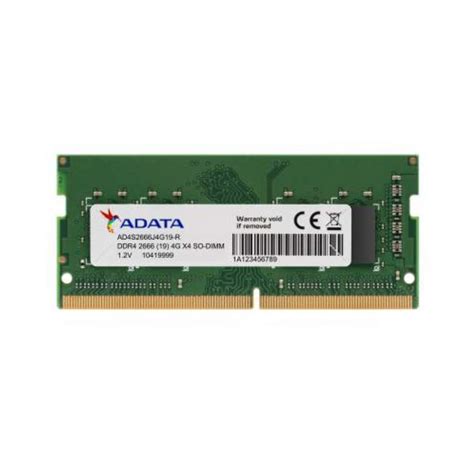 Adata 4GB DDR4 2666MHz Laptop Ram - SGL Global Technologies