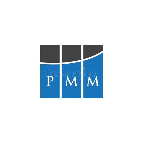 PMM Letter Logo Design on WHITE Background. PMM Creative Initials ...