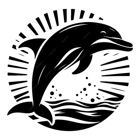 Premium Vector | Dolphin silhouette vector