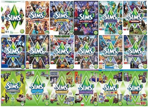 The Sims 3 Pełna Kolekcja Wszystkie Dodatki 9798873201 oficjalne