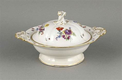 Sold At Auction Deckelterrine Meissen Marke Nach W