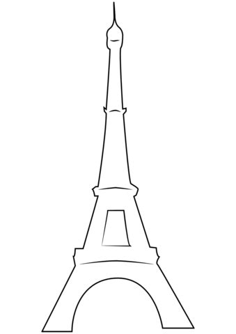 Disegno Di Torre Eiffel Da Colorare Disegni Da Colorare E Stampare Gratis