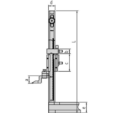 Mitutoyo Jauge De Hauteur Avec Chelle Vernier Mm