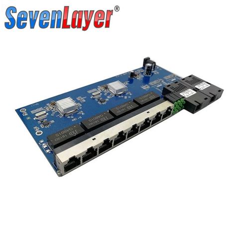 Gigabit Ethernet Switch 101001000m 8 Rj45 Utp And 2 Sc Fiber Port