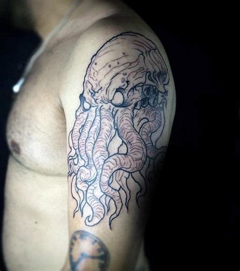 70 Cthulhu Tattoo Designs for Men [2023 Inspiration Guide]