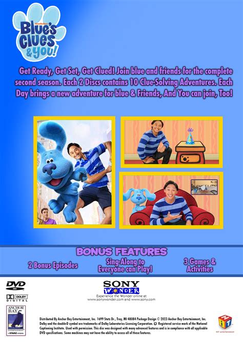 Blue's Clues & You!: The Complete Second Season (Fanmade DVD) : Anchor ...