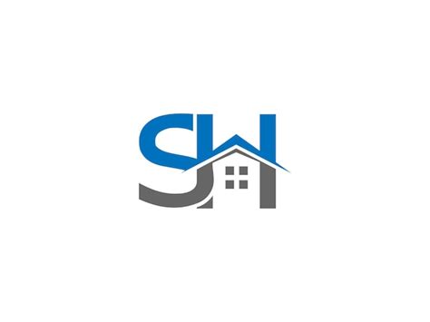 Sh-logo-design | Premium-Vektor