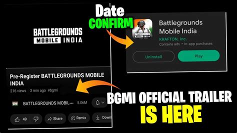 Bgmi Official Trailer Announcement Bgmi Trailer Release Date Bgmi