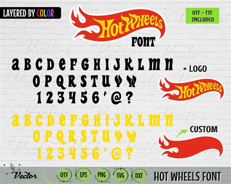 Hot Wheels font, Hot Wheels Font, font svg, Hot Wheels font svg, font ...