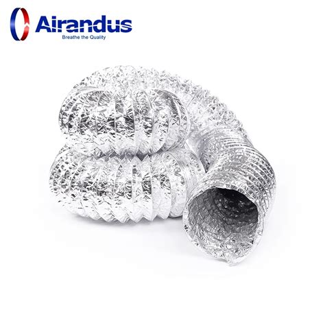 Factory Price Ventilation Foil Flexible Ducting Air Duct Aluminum Duct Pipe Aluminium Flexible