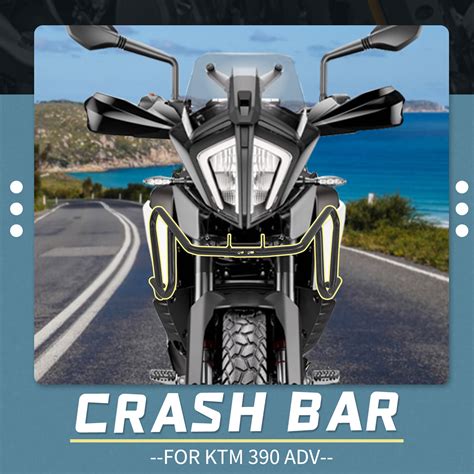 Ultrasupplier Upper Lower Crash Bar Engine Guard Frame Protector Bumper