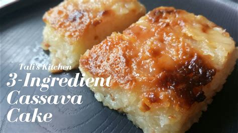 3 Ingredient Cassava Cake Quick And Easiest Cassava Cake Recipe