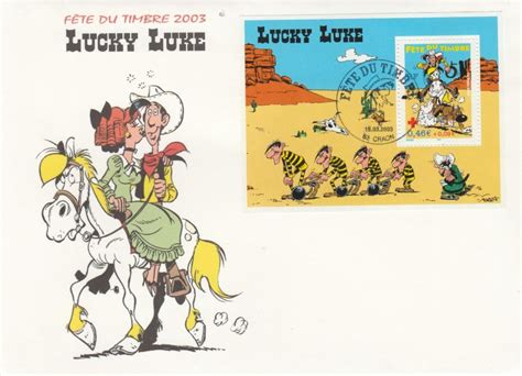 Timbre F Te Du Timbre Lucky Luke Wikitimbres