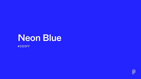 Neon Blue Color: Hex Code, Palettes & Meaning | Figma