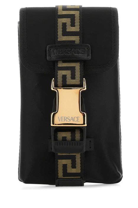 Versace Black Satin Phone Case | Grailed