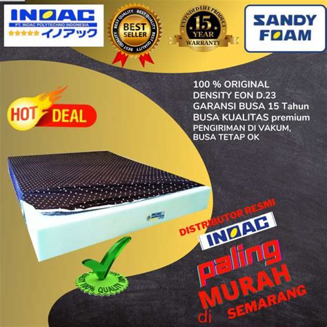 Promo KASUR BUSA INOAC Density EON D 23 ALL SIZE Tebal 20 Cm